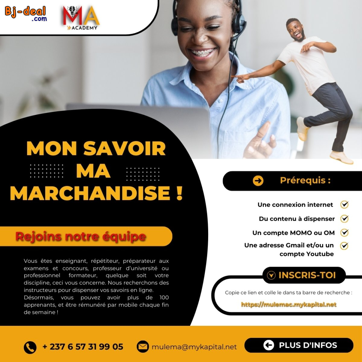 Main image of Recrutement Formateur en Ligne