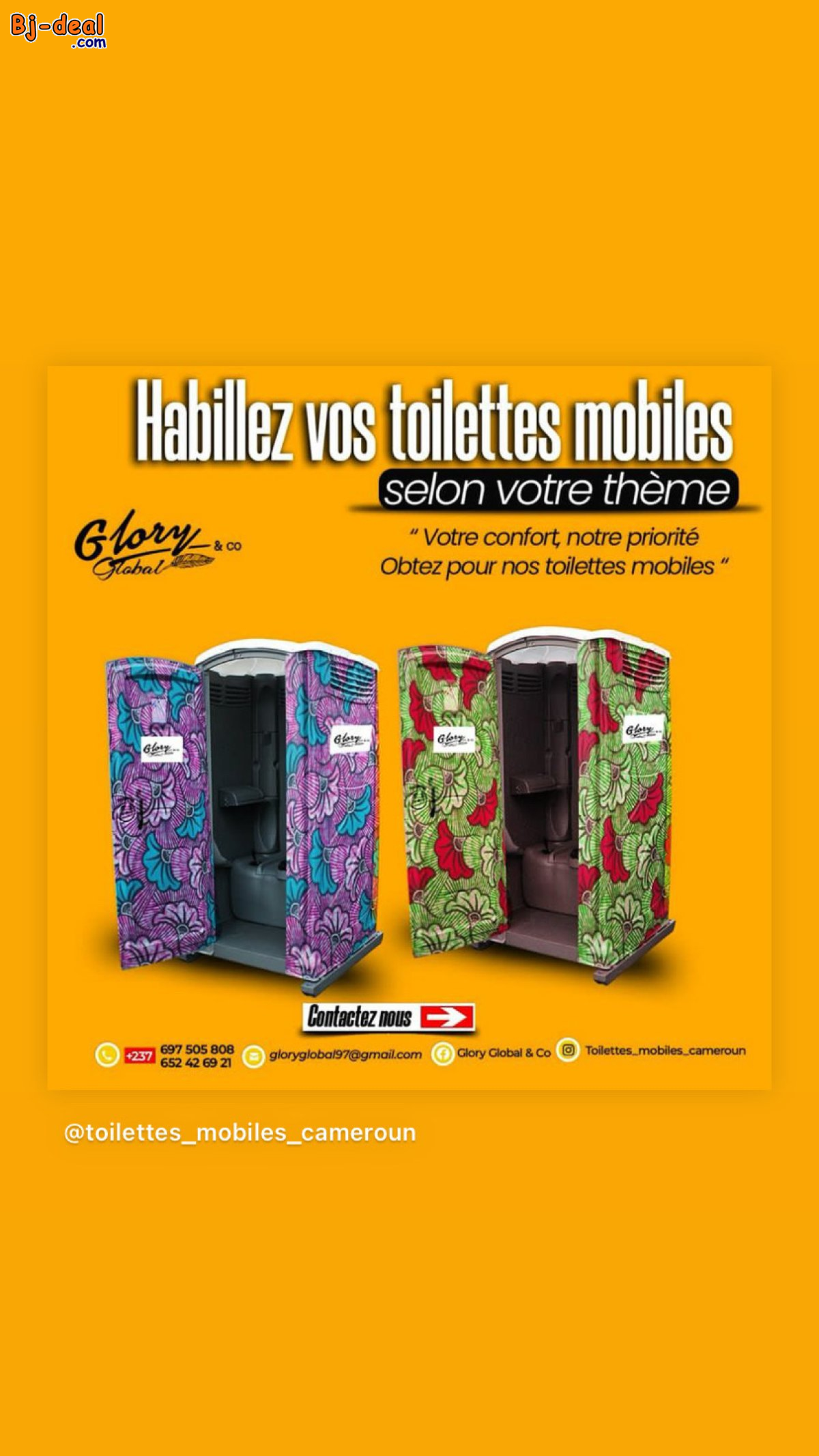 Main image of Location et entretien des toilettes mobiles