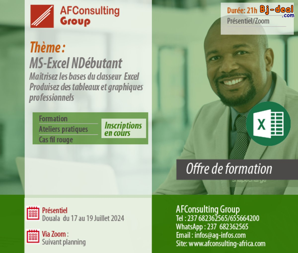 Main image of Formation - MS-Excel Niveau Débutant, Inscriptions en cours