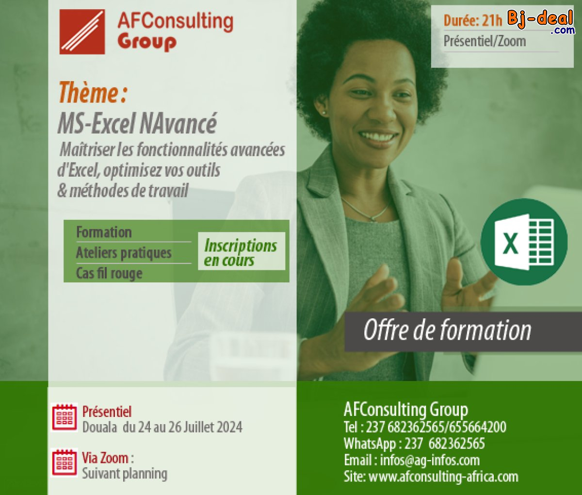 Main image of Formation - MS-Excel Niveau Avancé, Inscriptions en cours