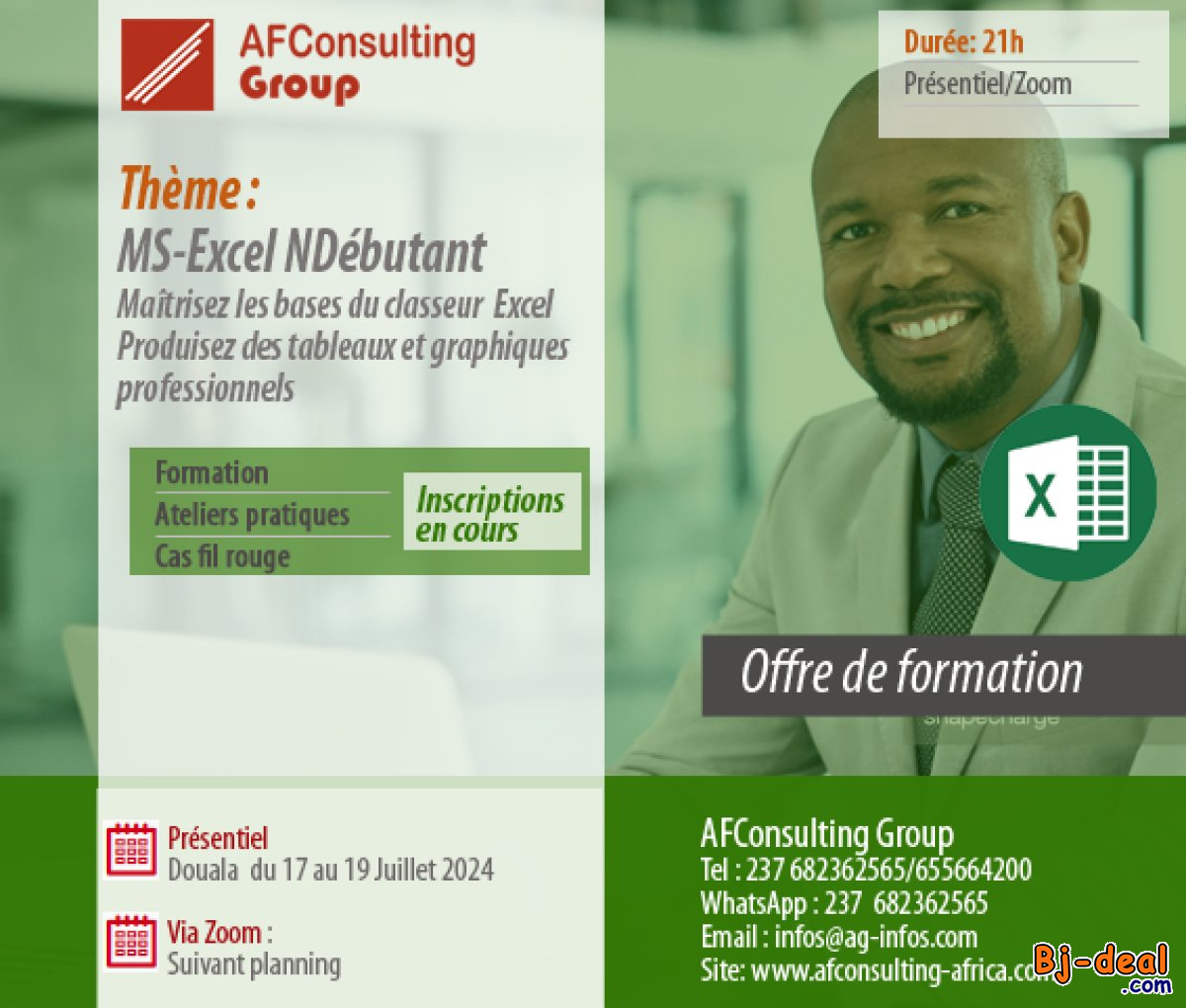 Main image of Formation - MS-Excel Niveau Débutant, Inscriptions en cours