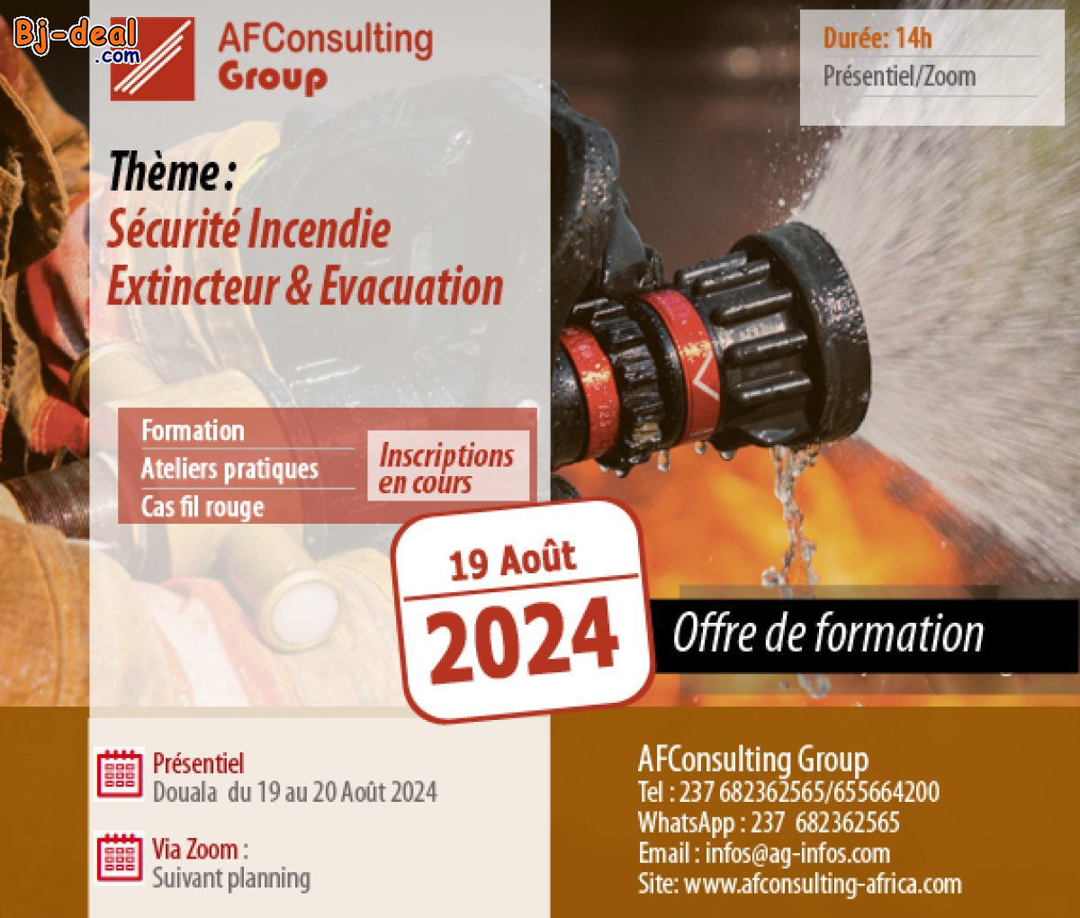 Main image of Formation - Sécurité Incendie  Extincteur et Évacuation