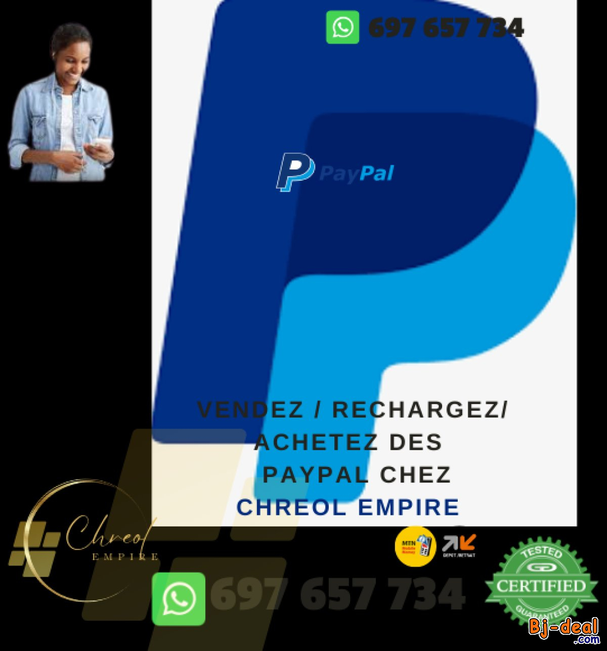Image principale de CHREOL EMPIRE E-CURRENCY Vente PerfectMoney Bitcoin Yaoundé Camroun