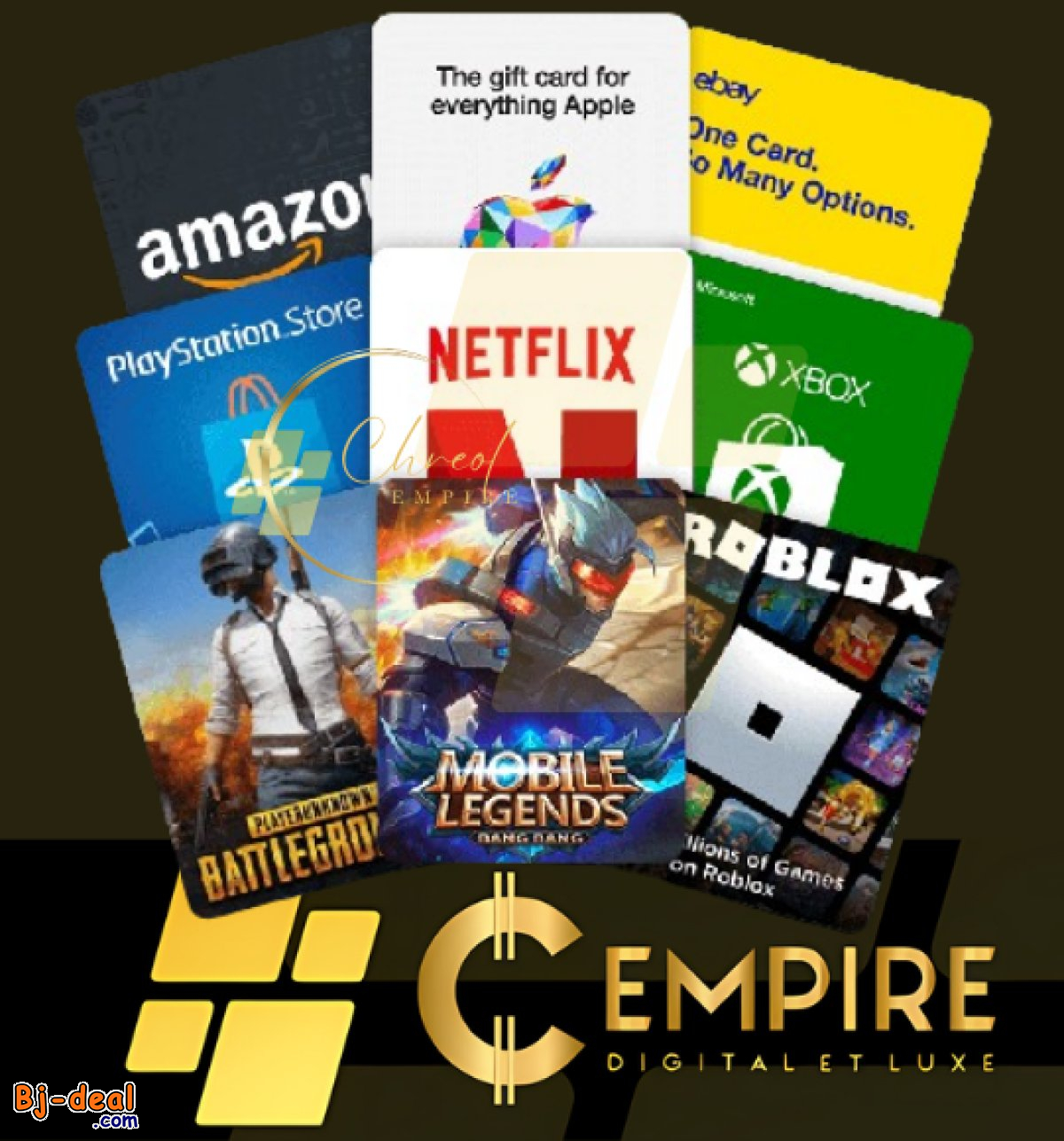 Main image of Cartes Cadeaux PSN ITUNES XBOX et autres chez CHREOL EMPIRE