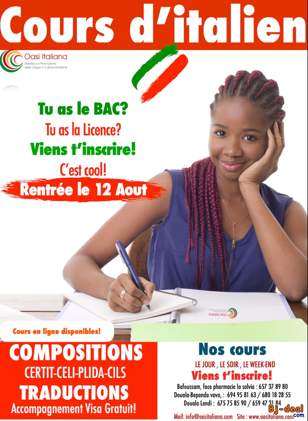 Main image of NOUVELLE RENTRÉE COURS D&amp;#039;ITALIEN 12 AOÛT 2024