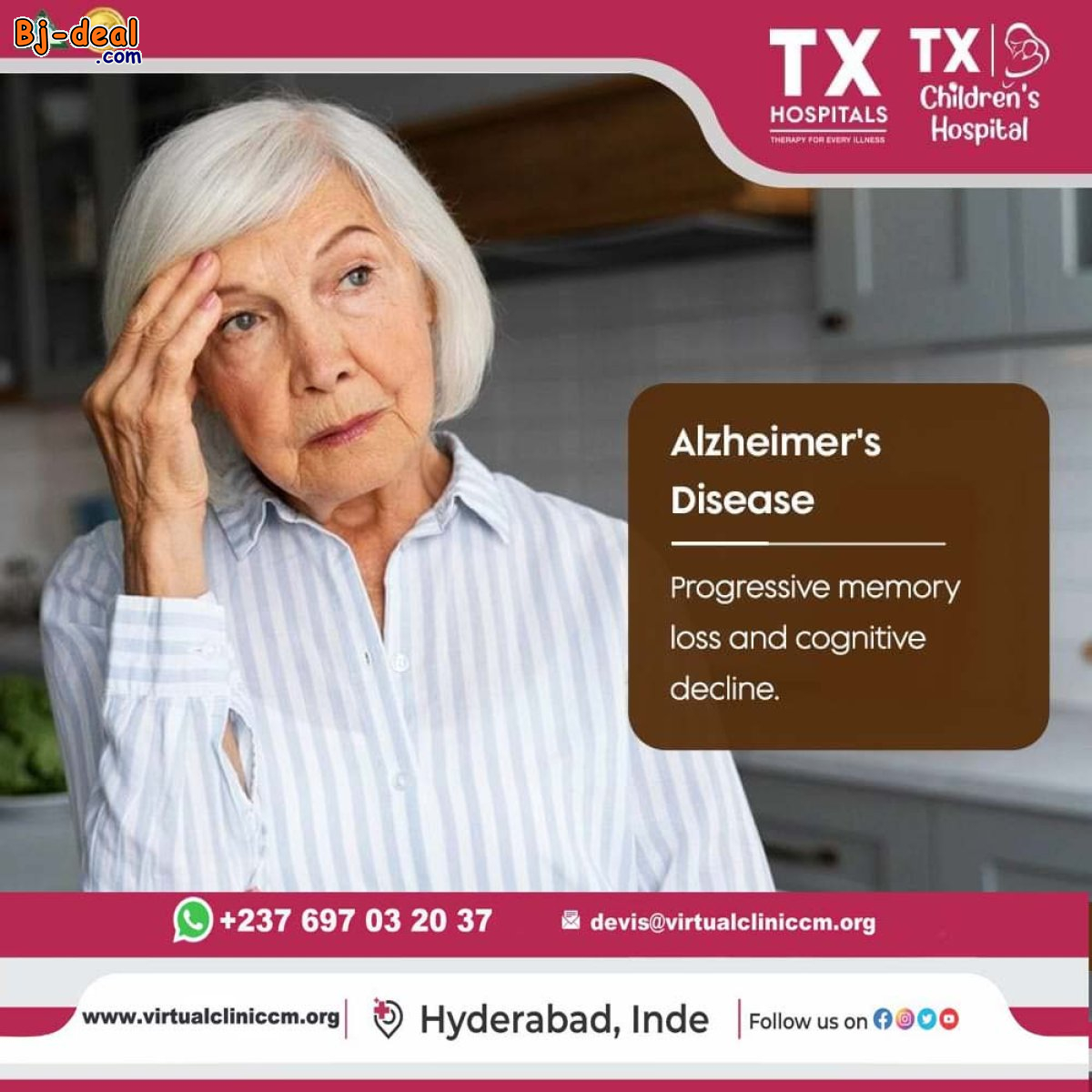 Image principale de Alzeimer&amp;#039;s disease treatment in India