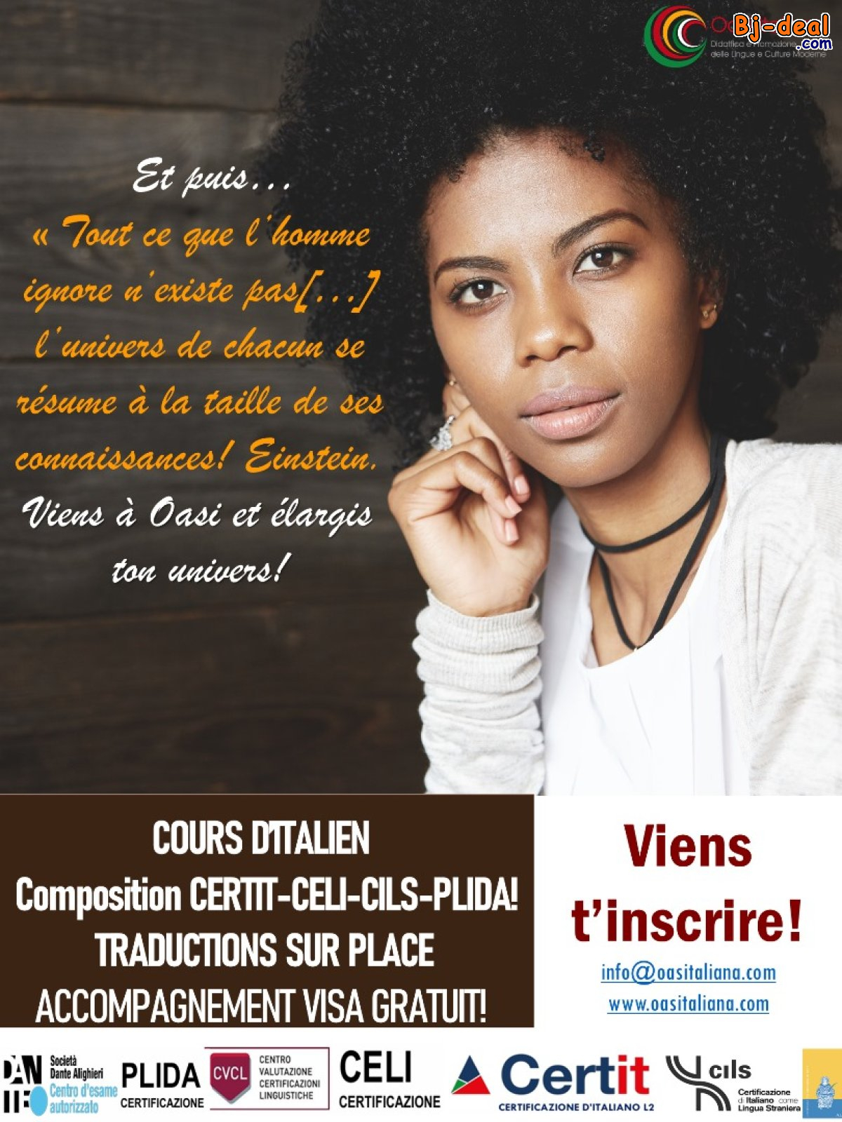 Main image of COURS D&amp;#039;ITALIEN OASI ITALIANA