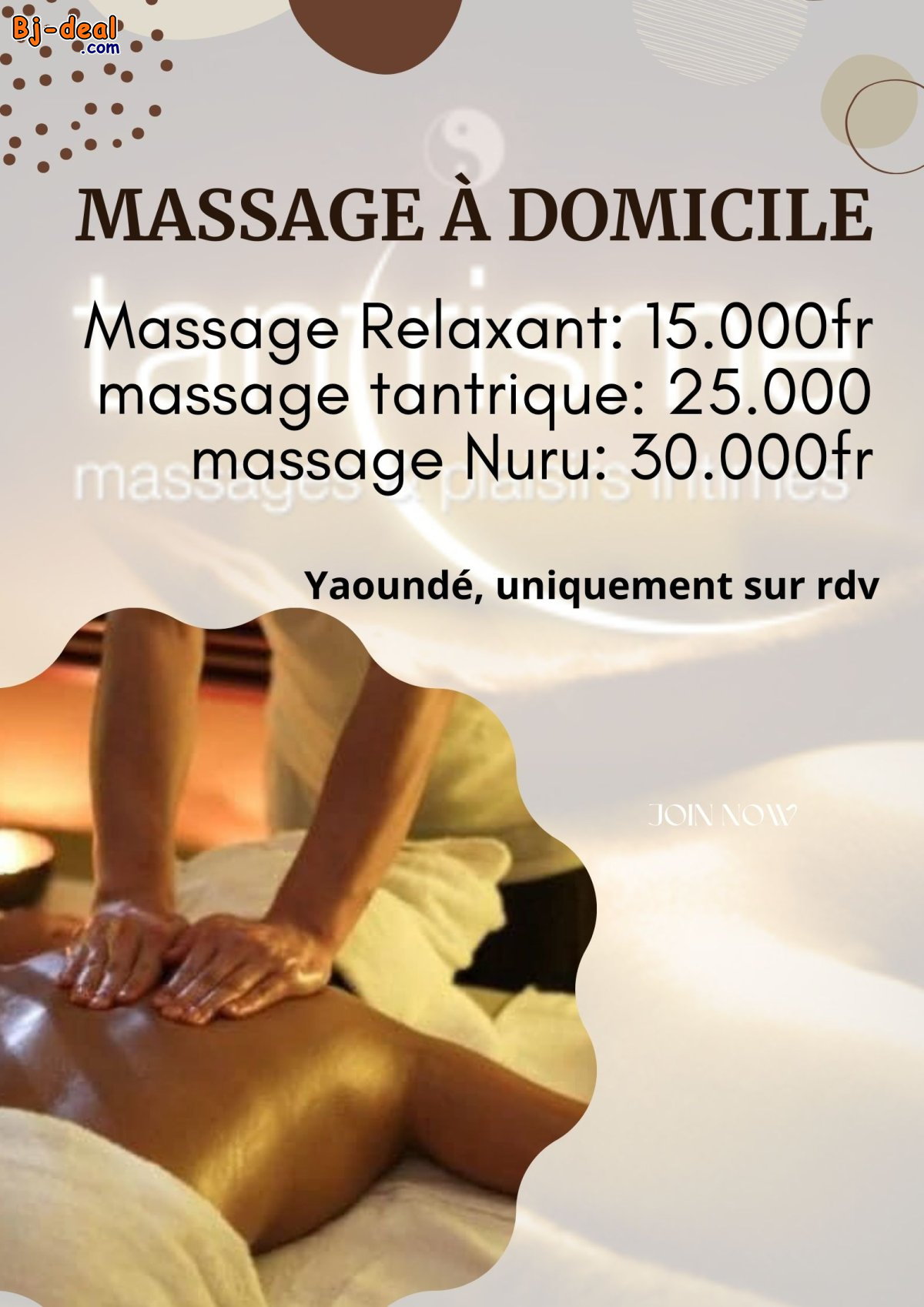 Image principale de Massage à domicile de plaisir