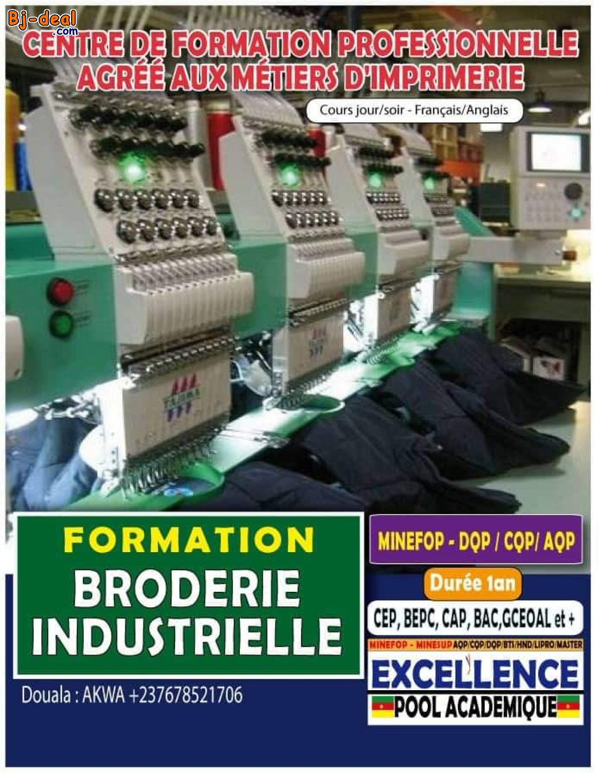 Main image of FORMATION PROFESSIONNELLE EN BRODERIE INDUSTRIELLE + GRAPHISME DE PRODUCTION et NUMÉRISATION