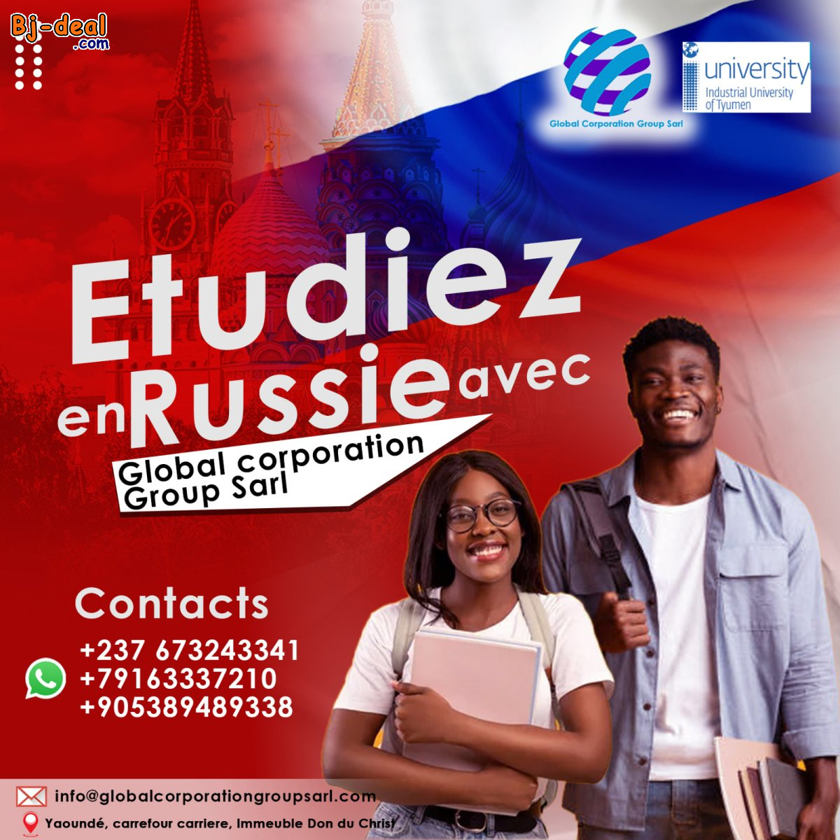 Image principale de ETUDIER EN RUSSIE avec l&amp;#039;agence Global Corporation Group Sarl