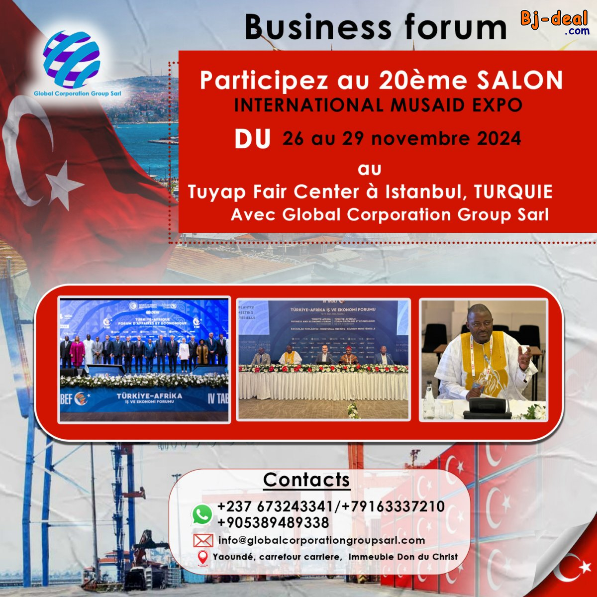 Image principale de participer aux forum en Russie et en Turquie