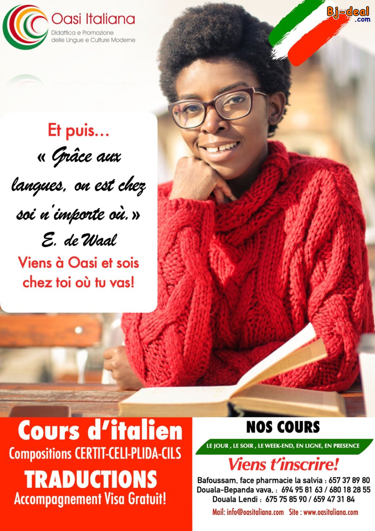 Main image of COURS D&amp;#039;ITALIEN  À OASI ITALIANA