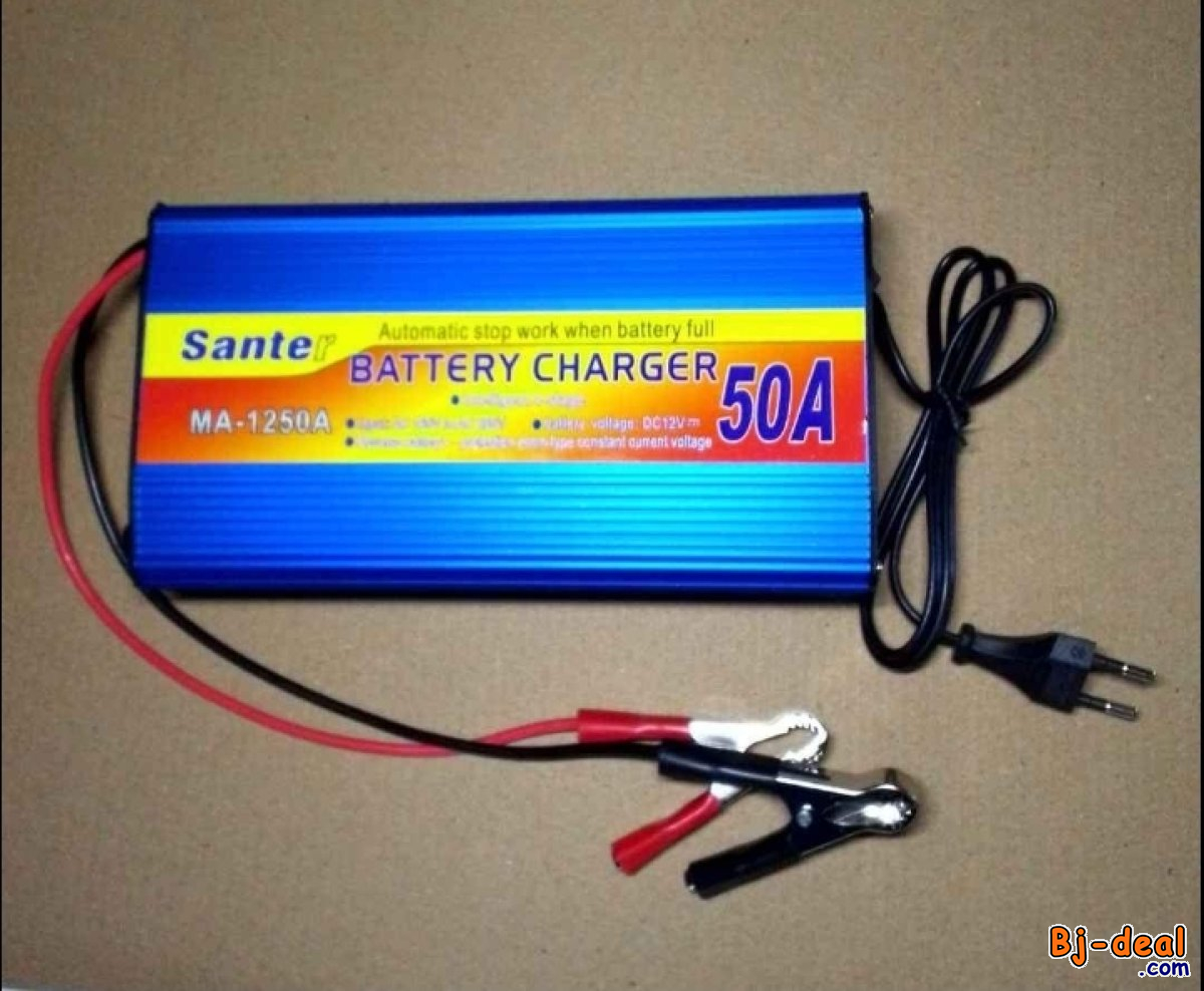 Main image of Chargeur de batterie intelligent pour voiture et moto, 12V 50A