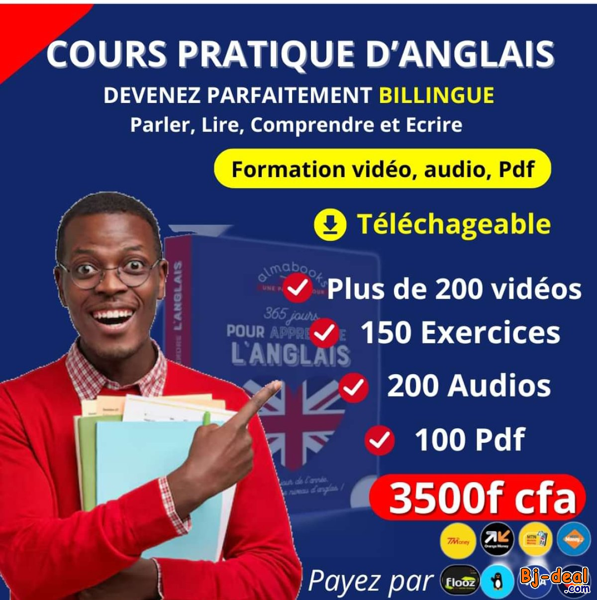 Image principale de 30 JOURS POUR PARLER, LIRE, ECRIRE ET COMPRENDRE L&amp;#039;ANGLAIS AVEC NOTRE PACK DE FORMATION