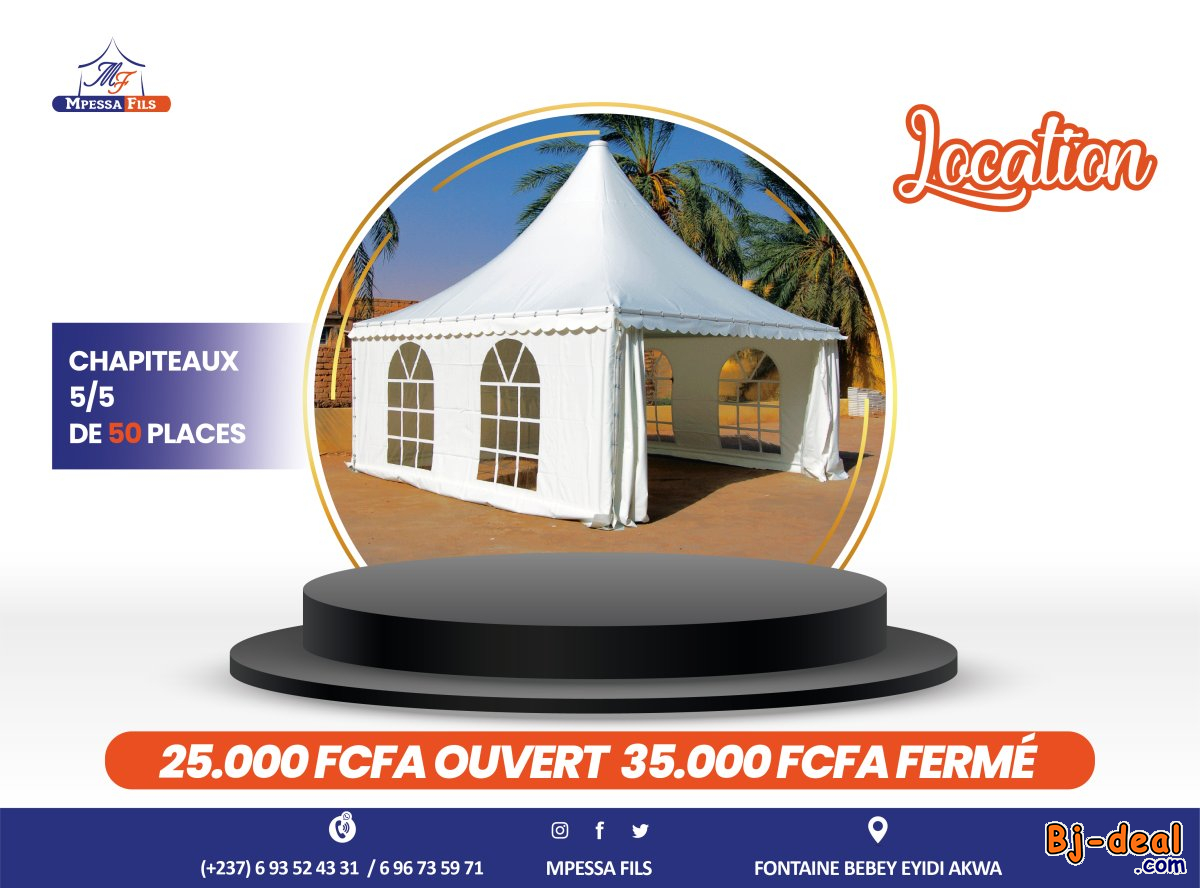 Main image of Location de chapiteaux 25 mètres carrés