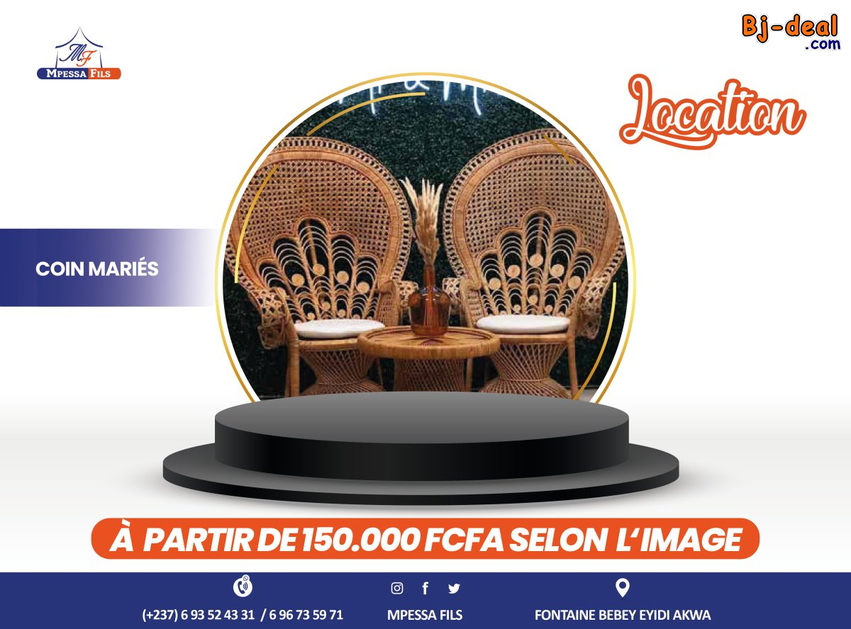 Main image of Réalisation de vos coin de marié