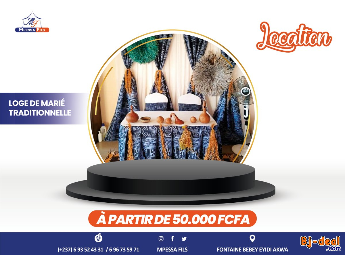 Main image of Décoration de loge de marié traditionnelle