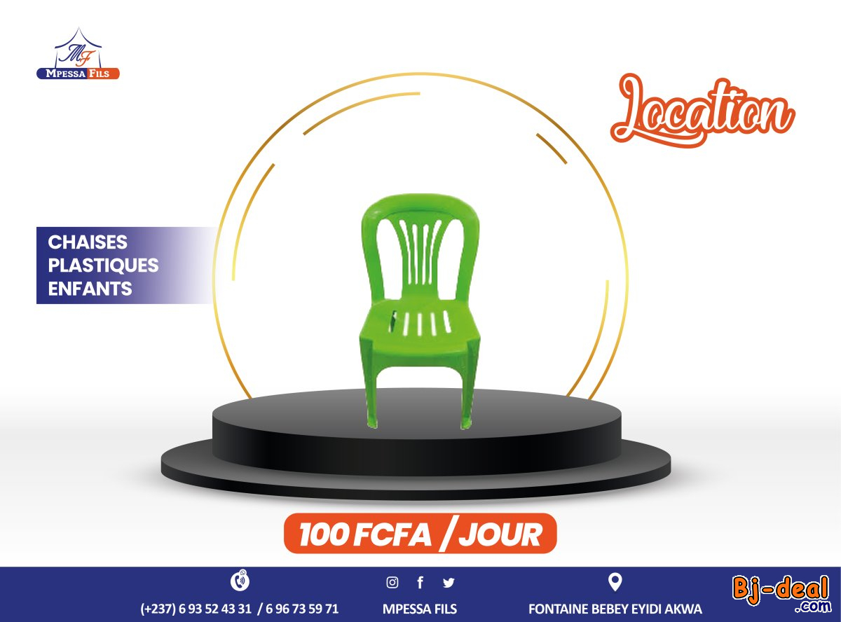 Main image of Location de chaises plastique enfants