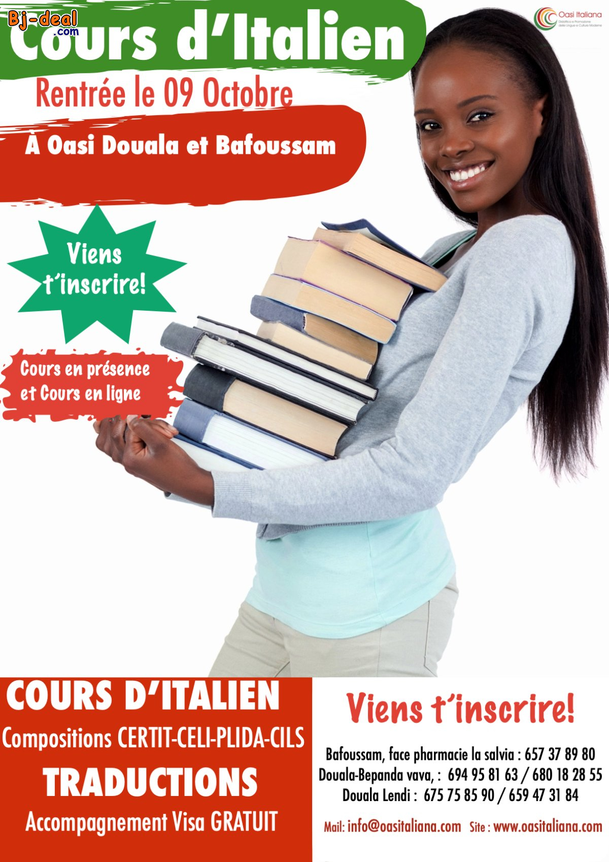 Main image of NOUVELLE RENTRÉE COURS D&amp;#039;ITALIEN 09 OCTOBRE