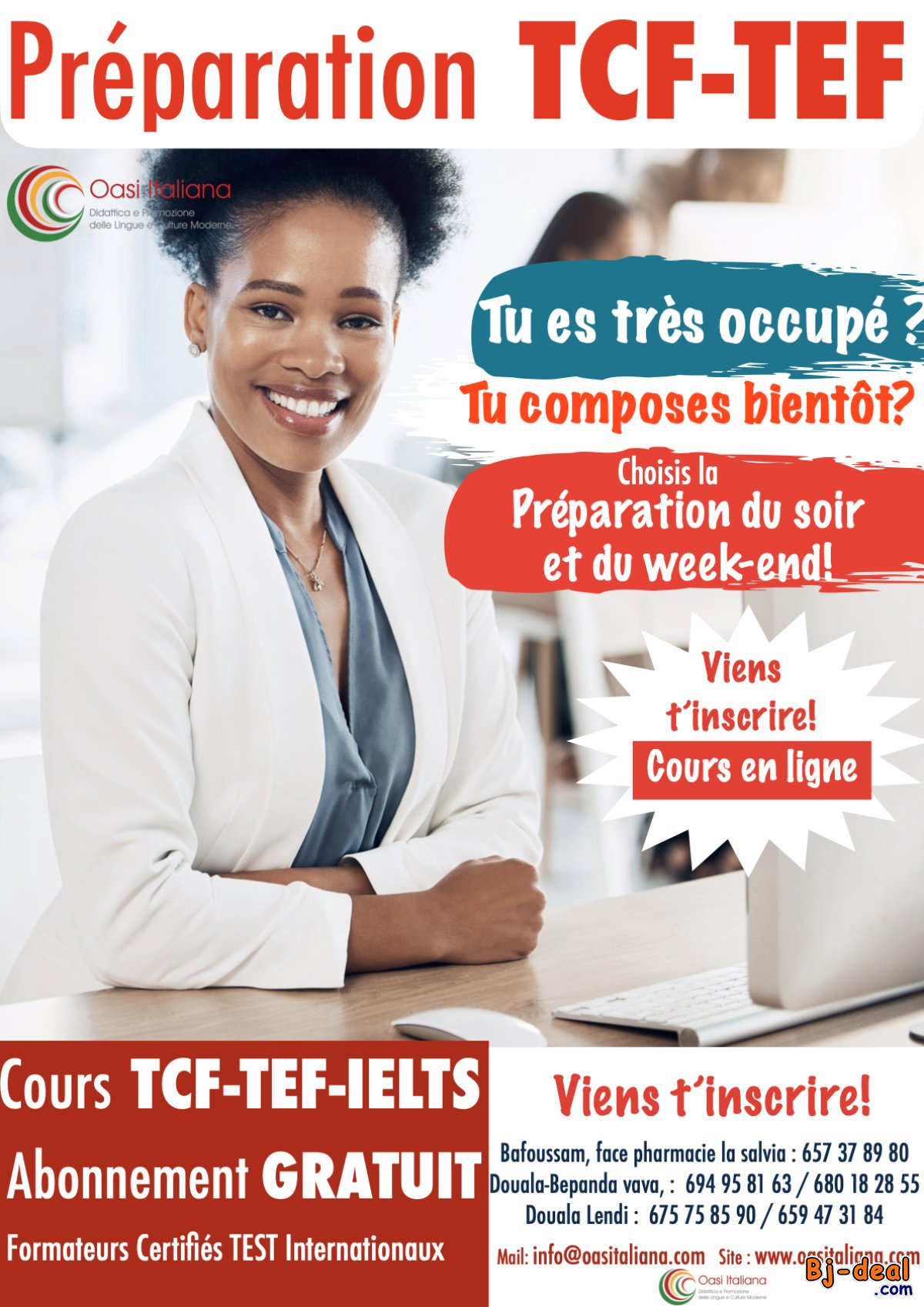 Main image of PRÉPARATION TCF TEF IELTS DELF DALF