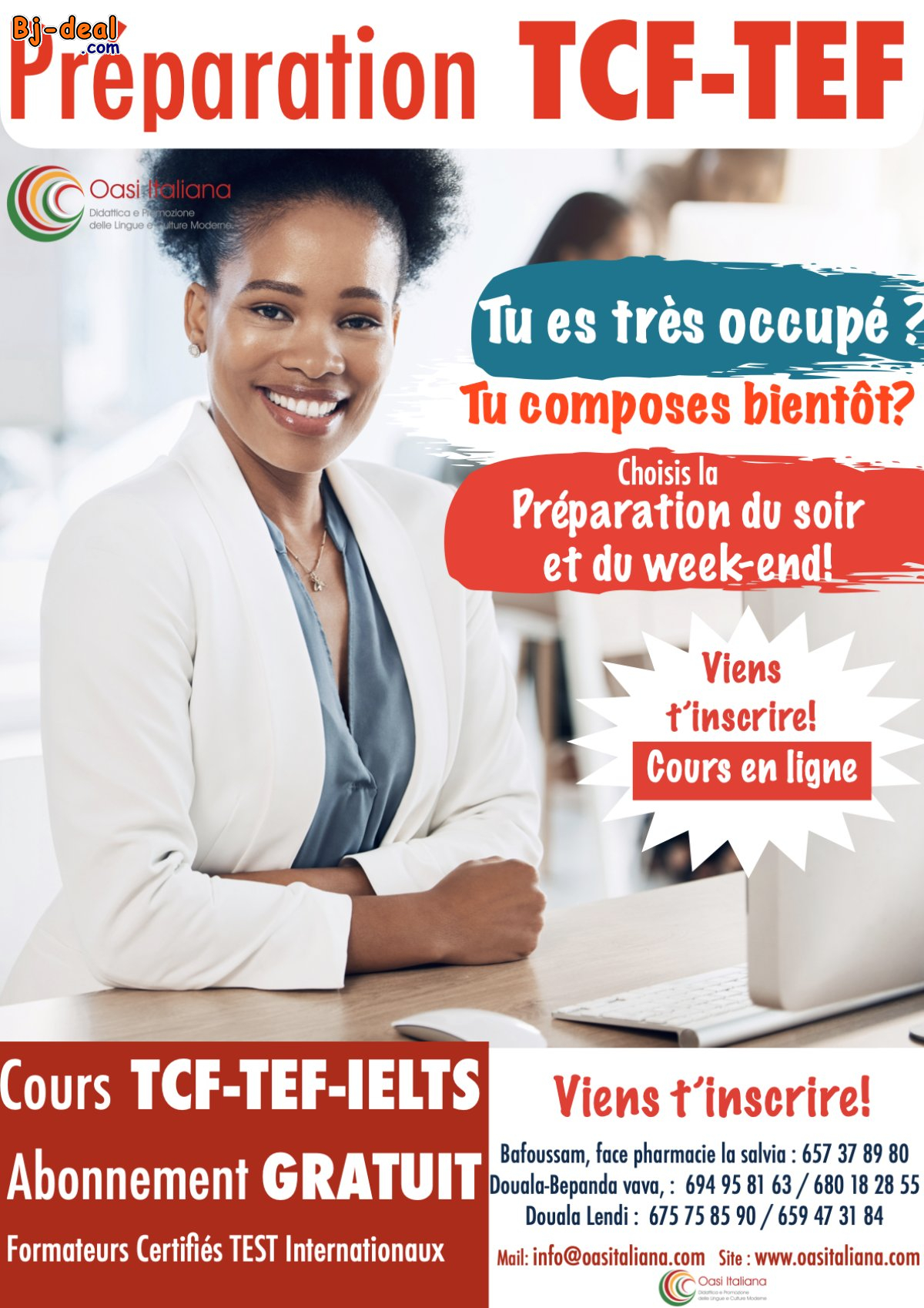 Main image of COURS DE PRÉPARATION AU TCF TEF IRTL