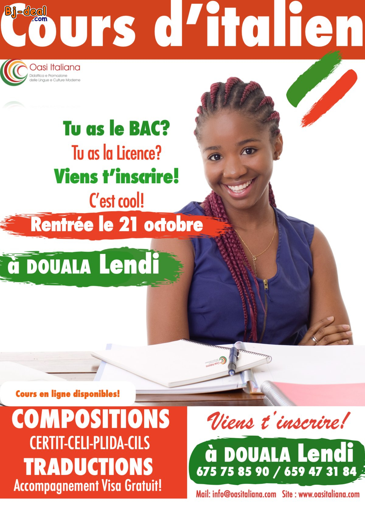 Main image of NOUVELLE RENTRÉE COURS D&amp;#039;ITALIEN À LENDI