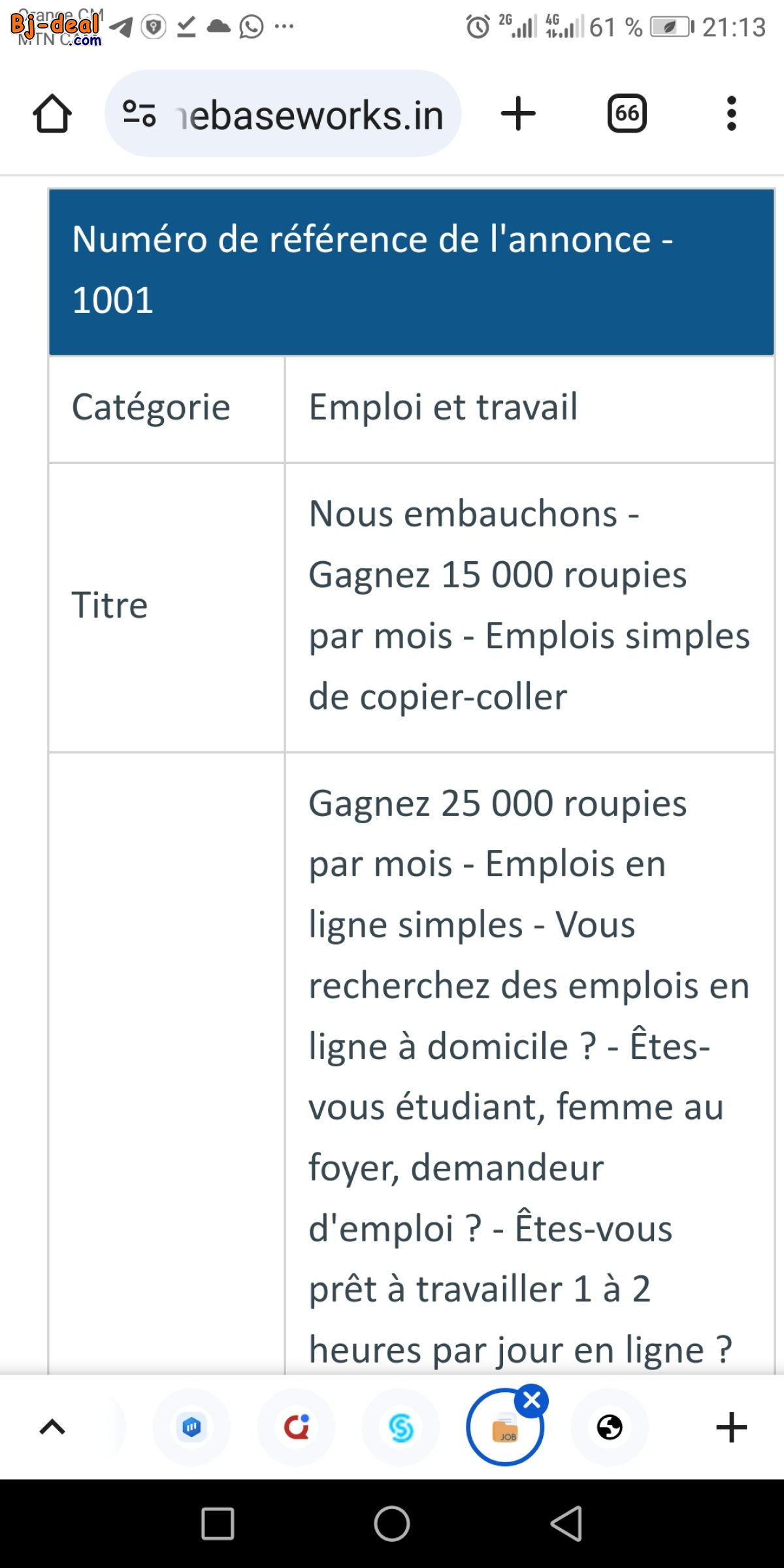 Main image of Emploi formation et travail