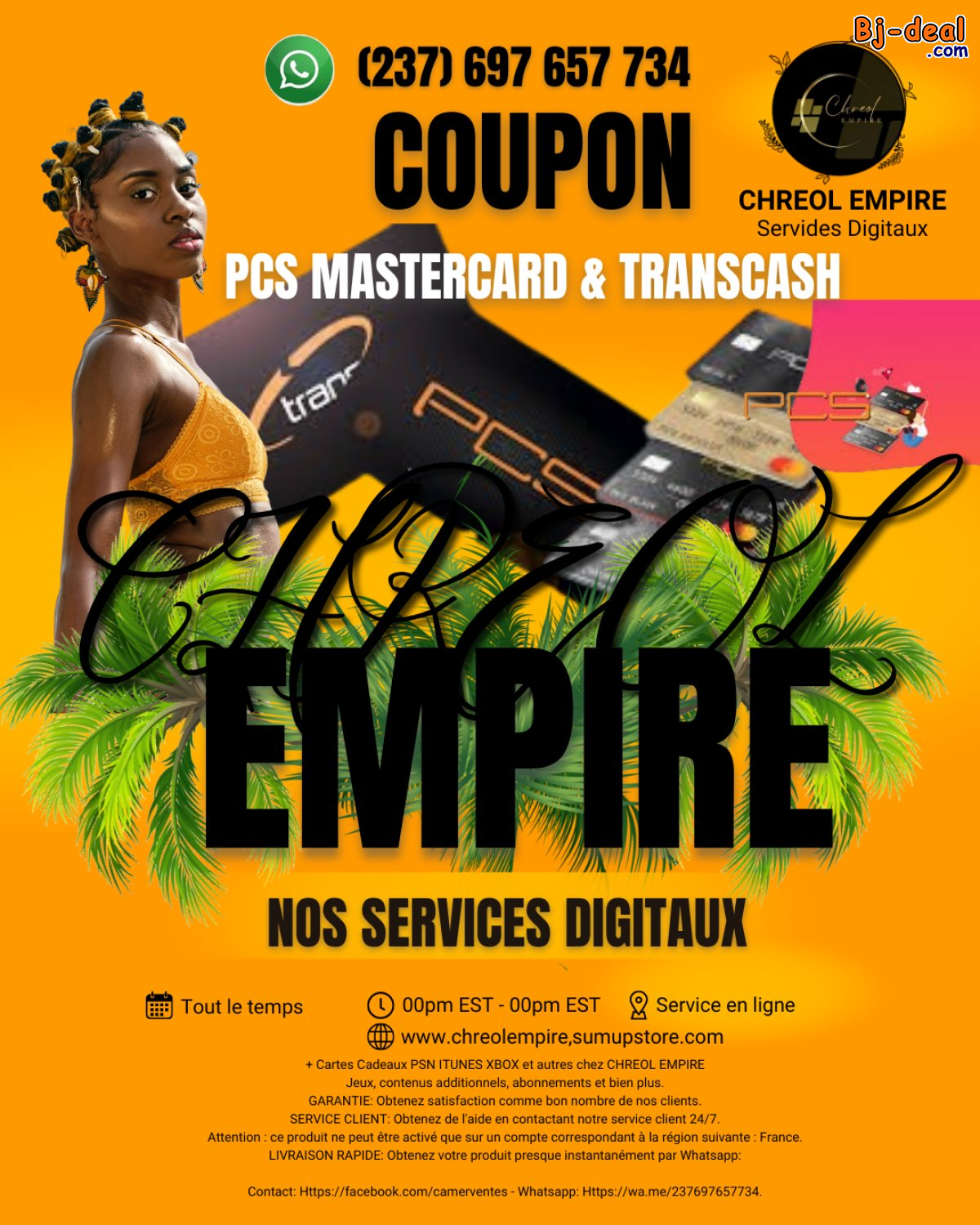 Main image of Achetez Vendez Changer Rechargez Paypal chez Chreol Empire