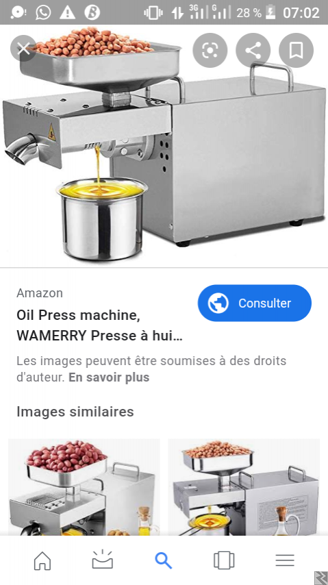 Main image of Machine à  extraction d'huile