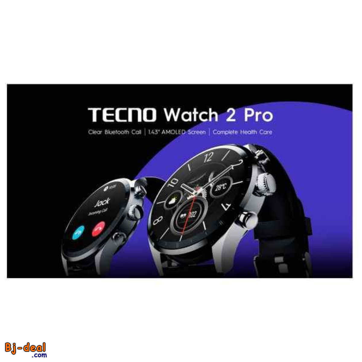 Image principale de MONTRE CONNECTÉE TECNO WATCH 2 PRO