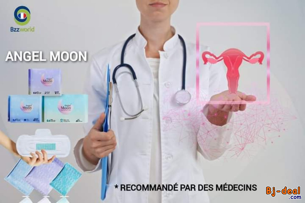 Image principale de ANGEL MOON   SERVIETTE HYGIÉNIQUE THÉRAPEUTIQUE POUR TA SANTÉ INTIME