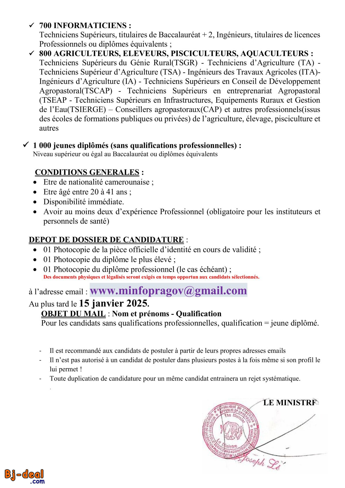 Main image of CONTRACTUALISATION SPECIALE DE SIX MILLE JEUNES