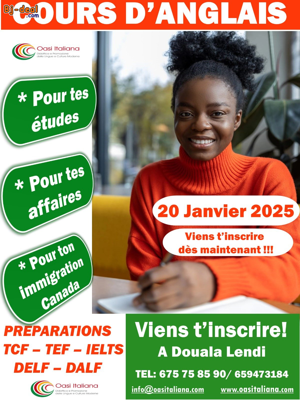 Image principale de NOUVELLE RENTRÉE COURS D&amp;#039;ANGLAIS À LENDI