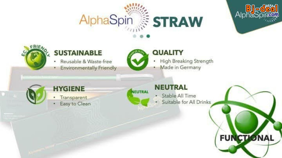 Main image of ALPHA SPIN STRAW  BZZWORLD