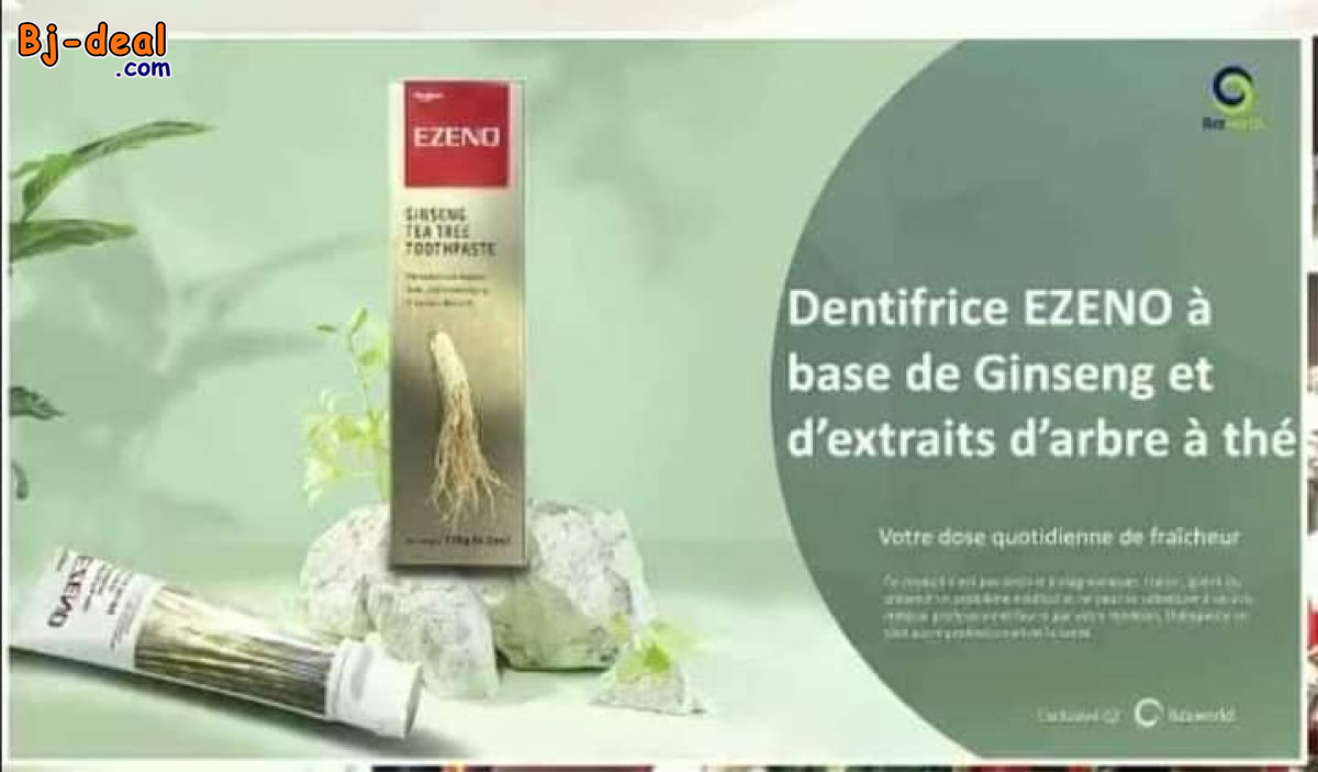 Image principale de DENTIFRICE EZENO  AU GINSENG ET À L ARBRE DE THÉ