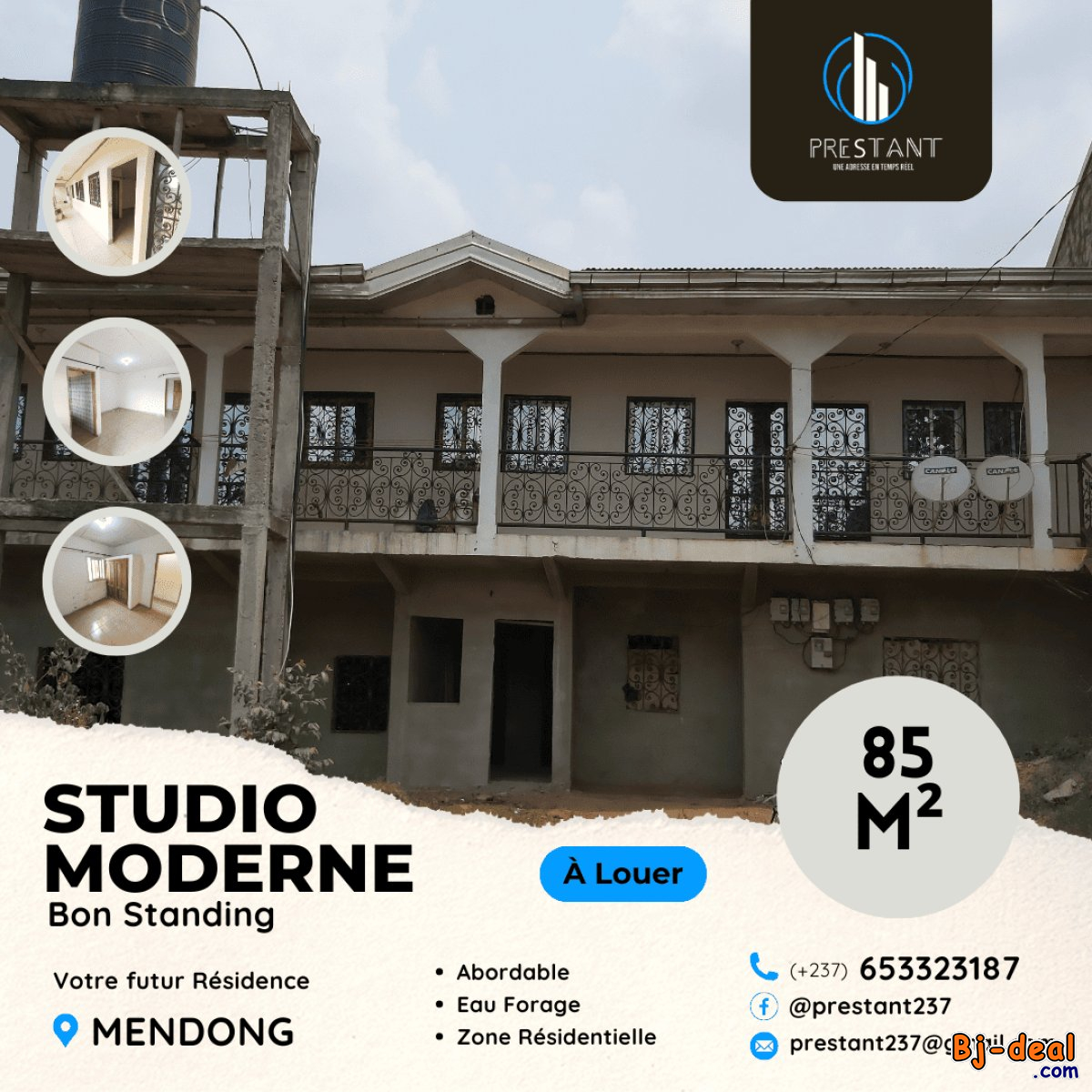 Image principale de Studio Moderne Bon Standing à louer à Mendong