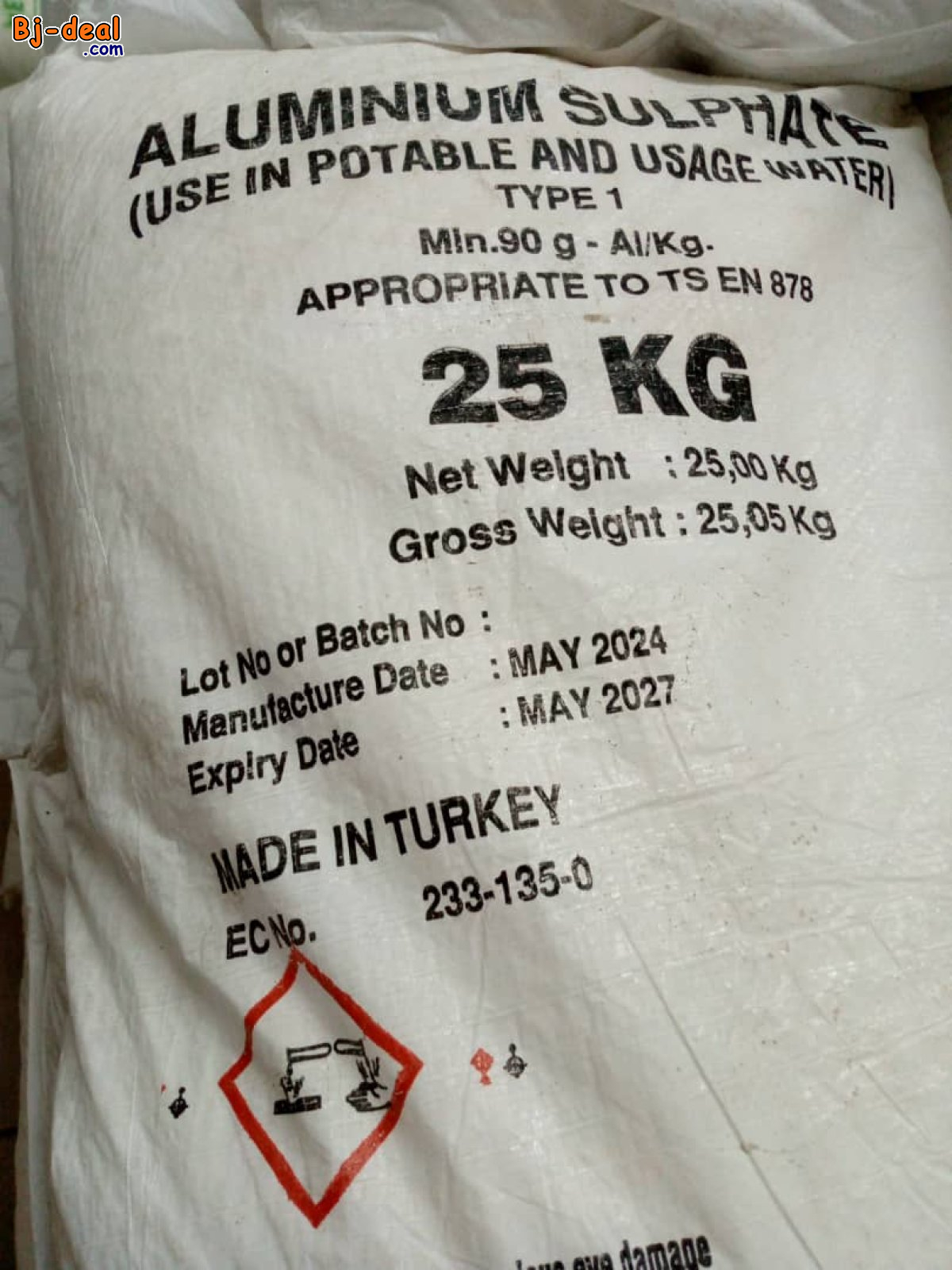 Main image of Sulfate d&amp;#039;aluminium disponible à Douala