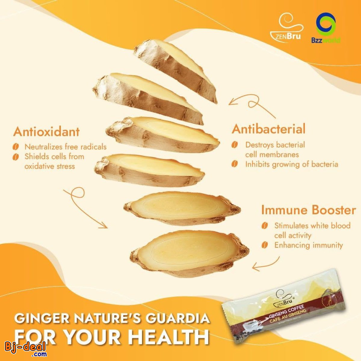 Image principale de CAFE ZENBRU AU GINSENG ET GINGEMBRE