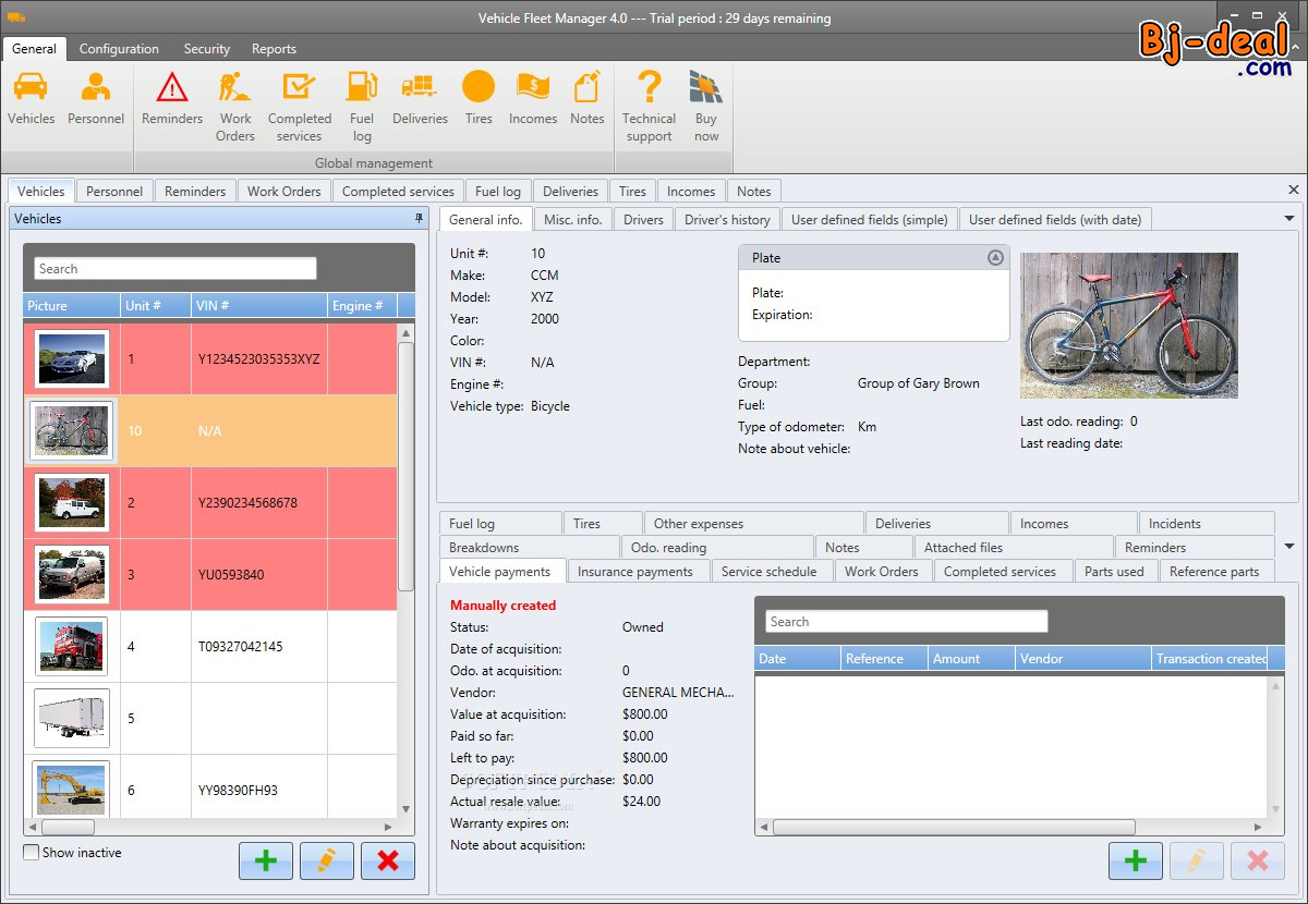 Main image of LOGICIEL DE GESTION FLOTTE DE VÉHICULES