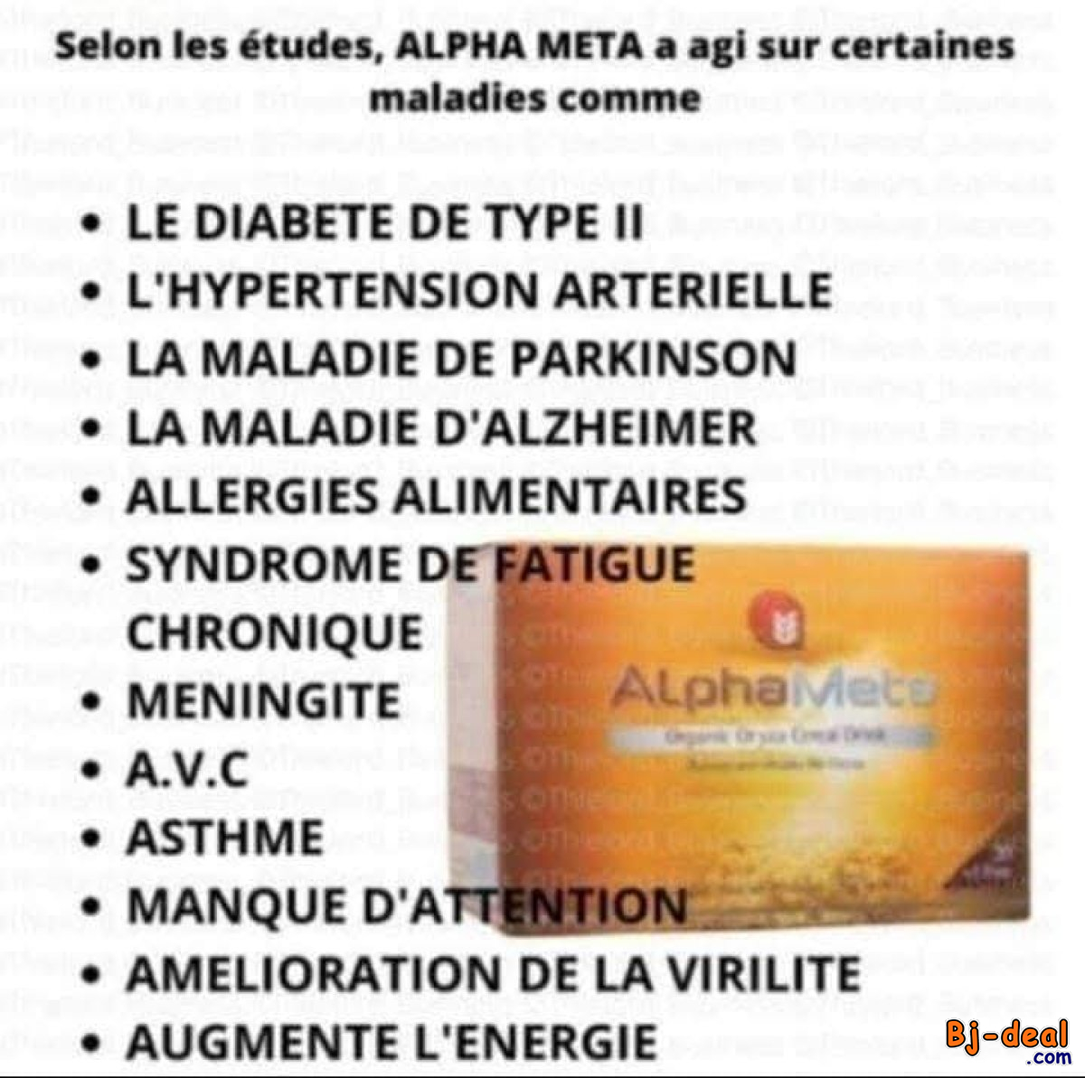 Image principale de ALPHAMETA  NOURRITURE POUR LA CELLULE