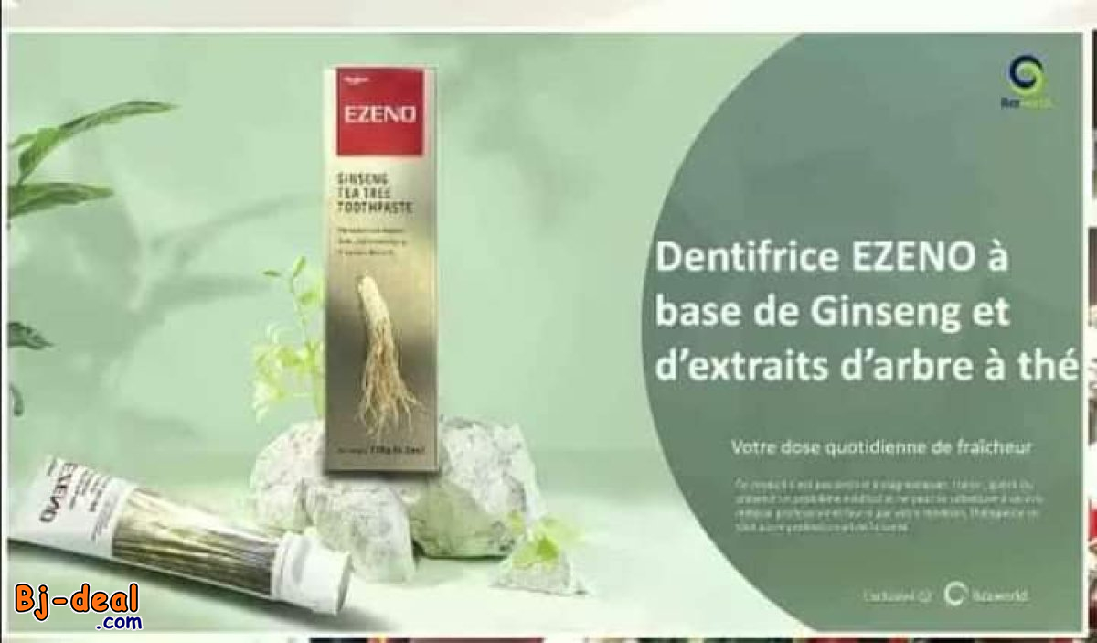 Image principale de DENTIFRICE EZENO AU GINSENG ET À L ARBRE DE THÉ..
