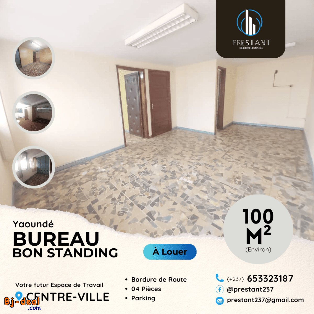 Main image of Vaste Bureau Bon Standing au Centre-Ville