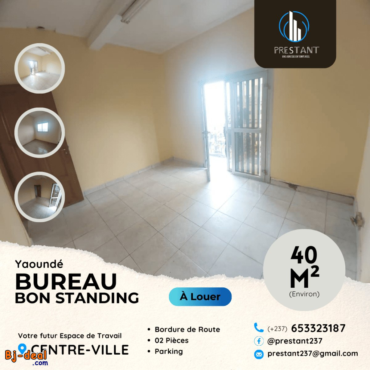 Main image of Moyen Bureau Bon Standing à louer au Centre-Ville