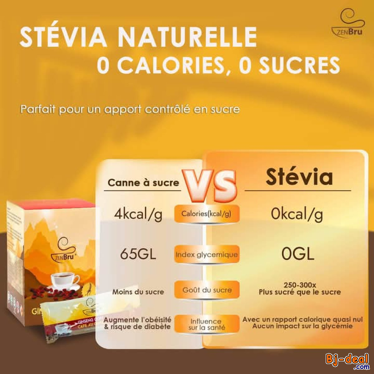 Image principale de CAFE ZENBRU AU GINSENG ET GINGEMBRE