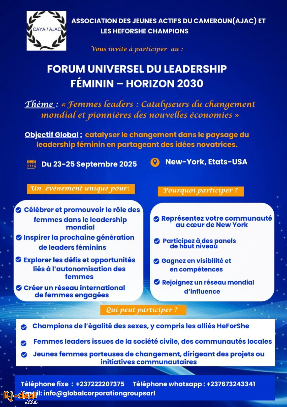 Main image of Forum universel du leadership féminin