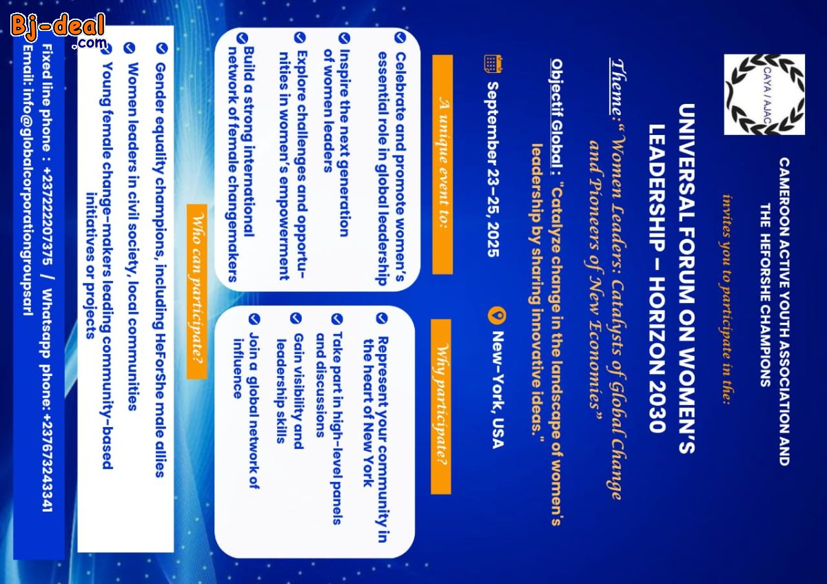 Image principale de What are the objectives of the universal forum of women&amp;#039;s leadership