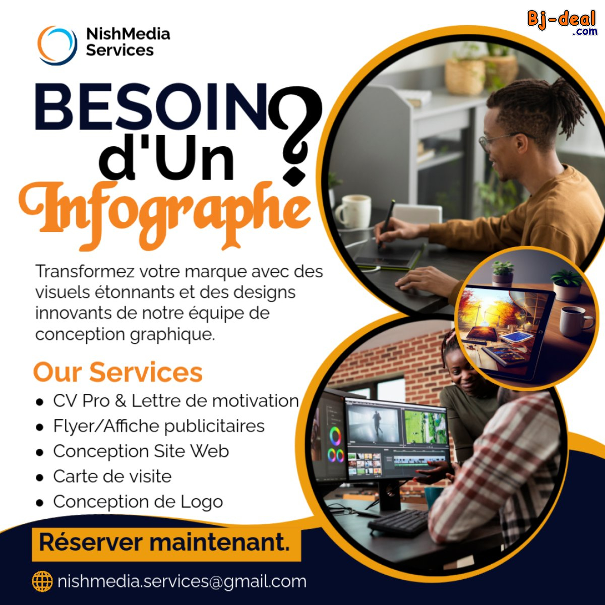 Image principale de Vous avez besoin d&amp;#039;un infographe