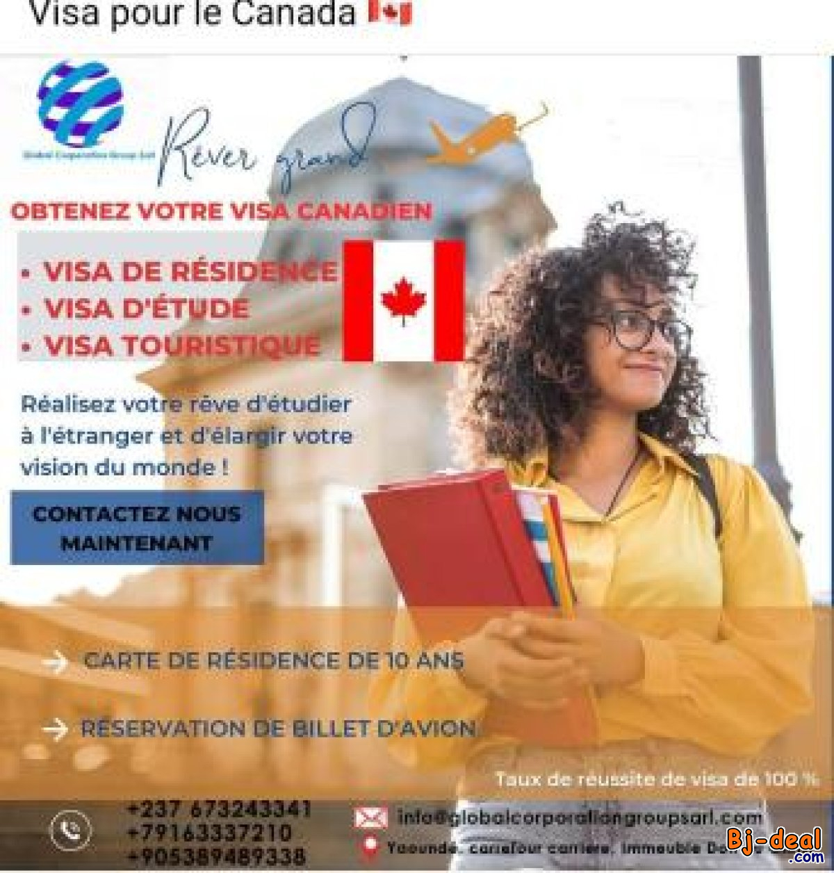 Image principale de Avez-vous ces 3 critères pour obtenir votre visa canadien