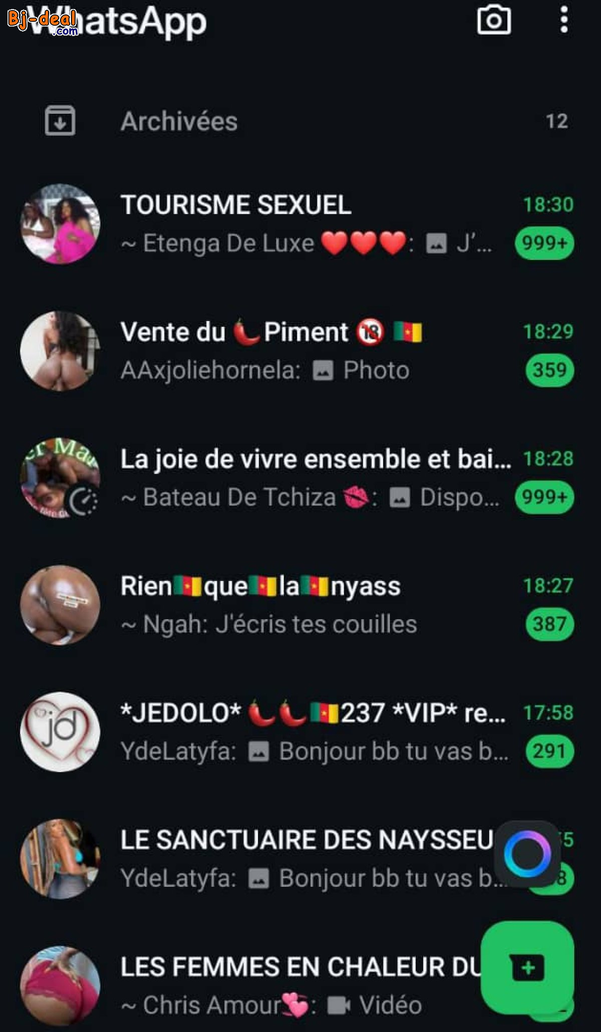 Image principale de Groupe WhatsApp des libertines mature en chaleur de ta ville