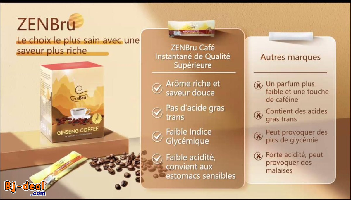 Image principale de CAFE ZENBRU AU GINSENG ET GINGEMBRE